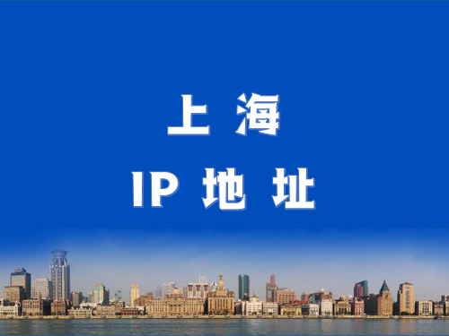 上海 IP 地址