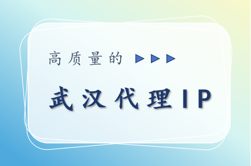 武汉代理 IP